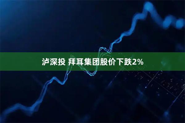 泸深投 拜耳集团股价下跌2%